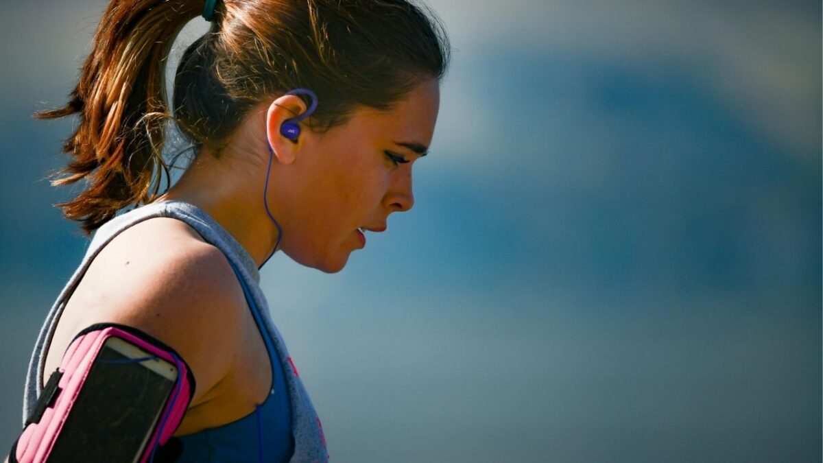 écouteur sport femme