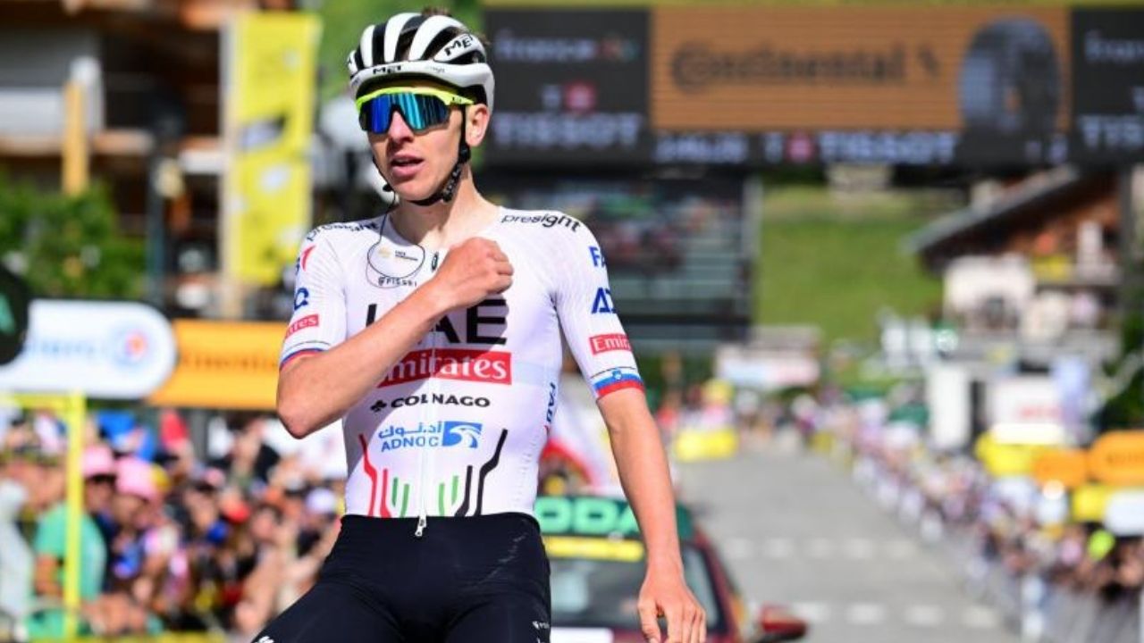 Résumé étape 4 - Tour de france 2025 Tadej Pogacar