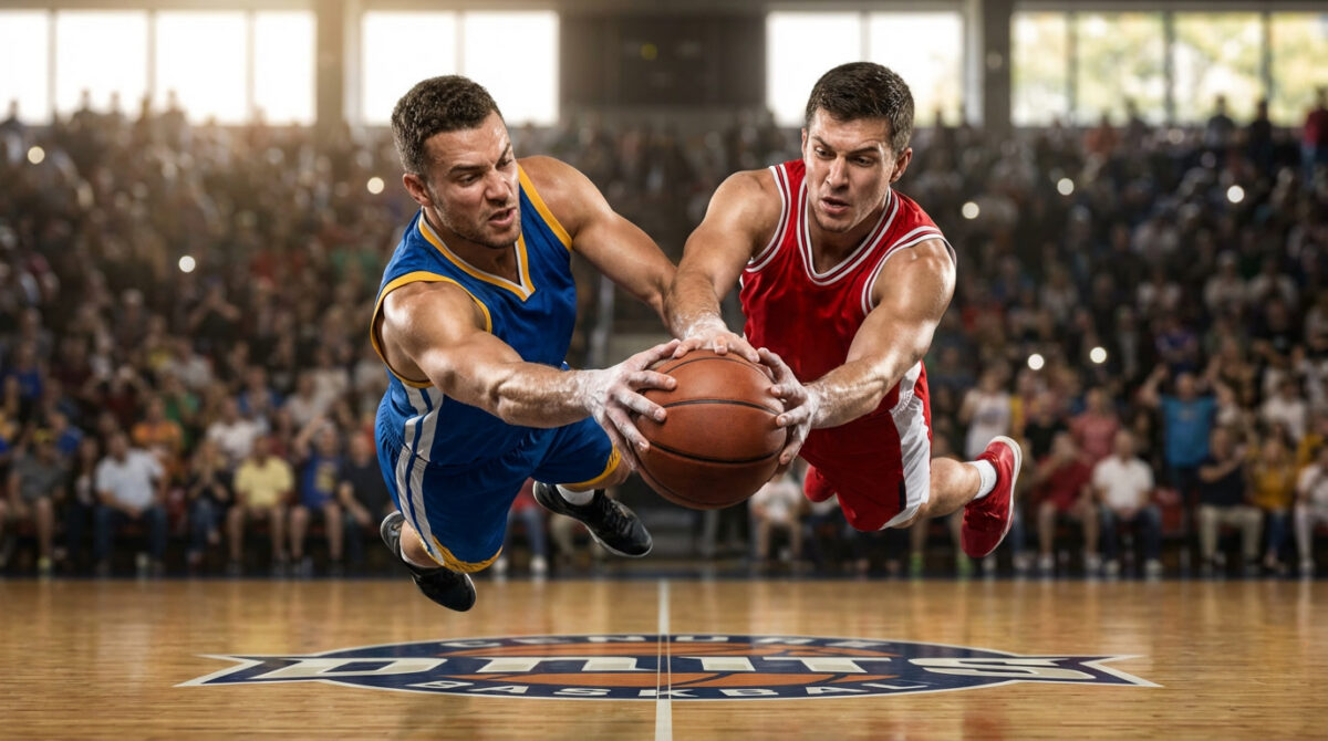 Entre deux basket : définition, règles et rôle du jump ball au début du match