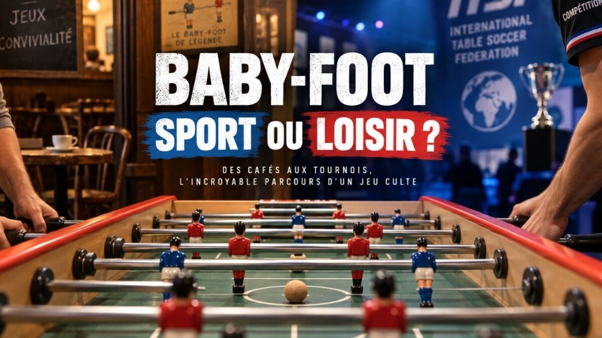 Le baby-foot est-il un sport ou un simple loisir ?